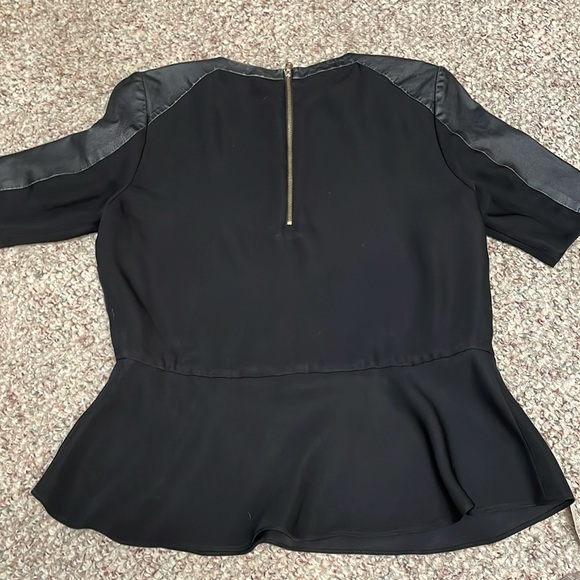 Ted baker leather trimmed top - Picture 6 of 6